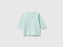 T-shirt with print in warm organic cotton