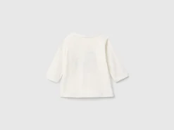 T-shirt with print in warm organic cotton