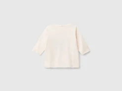 T-shirt with print in warm organic cotton