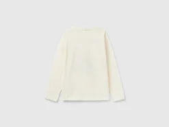T-shirt with print in warm organic cotton