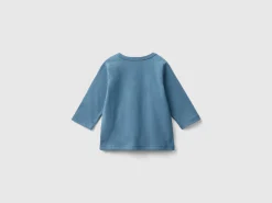 T-shirt with print in warm organic cotton