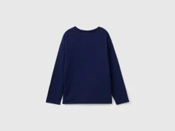 T-shirt with print in warm organic cotton