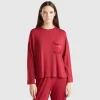 T-shirt with silk pocket