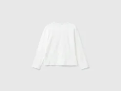 T-shirt with slogan print