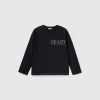 T-shirt with thick print