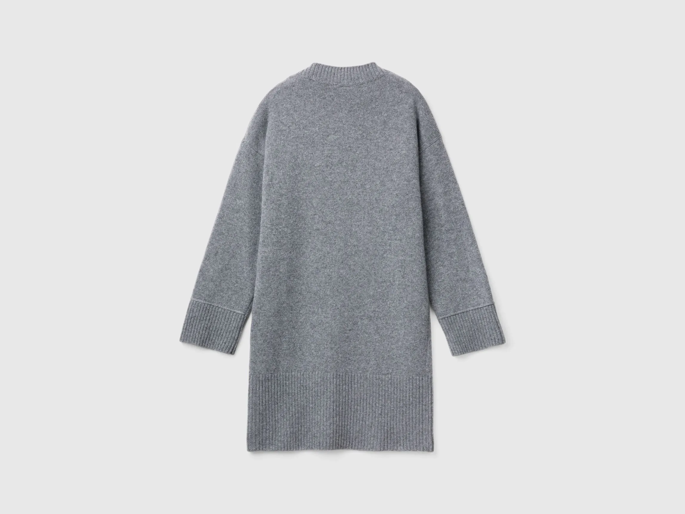 Turtleneck dress in wool blend