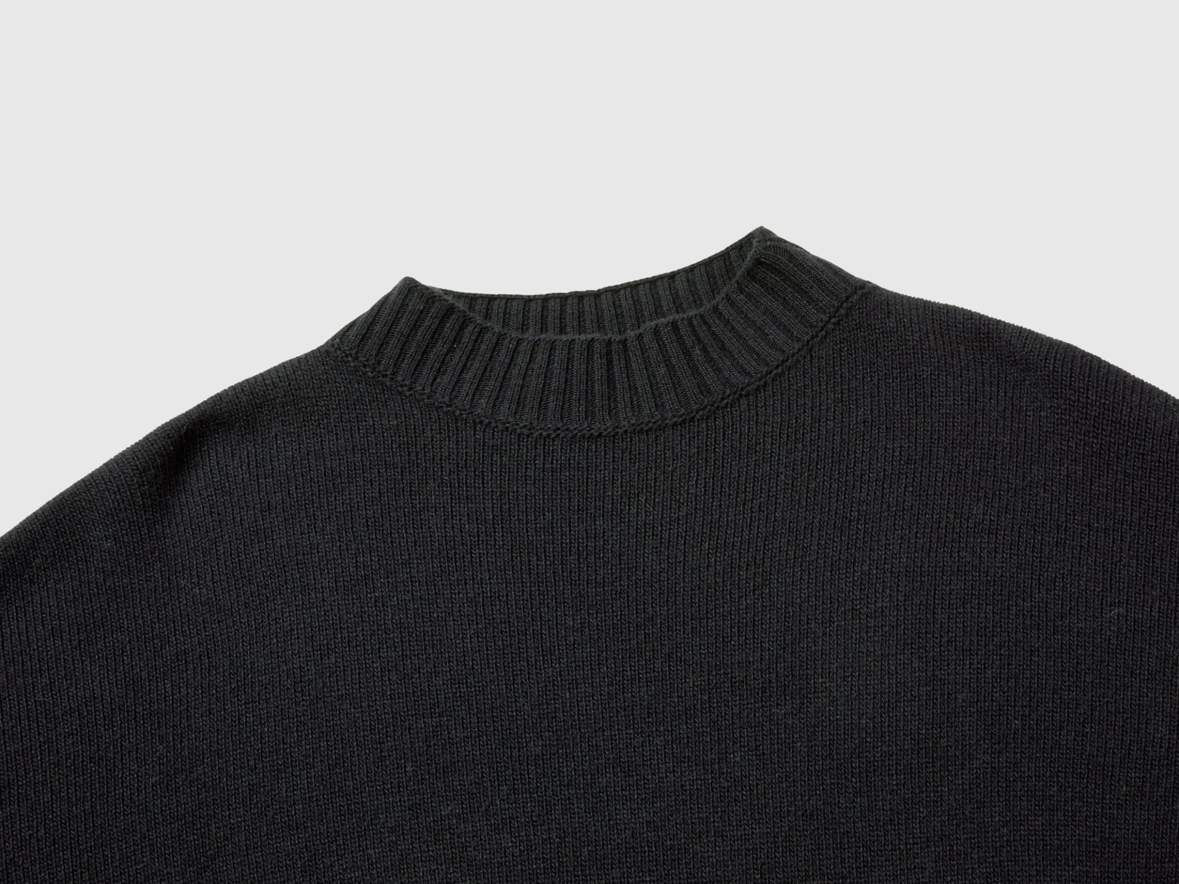 Turtleneck dress in wool blend