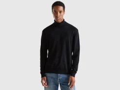 Turtleneck in lightweight cotton blend