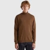 Turtleneck in lightweight cotton blend