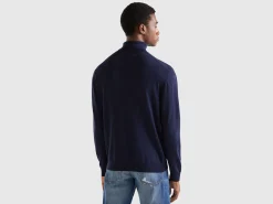 Turtleneck in lightweight cotton blend