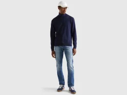 Turtleneck in lightweight cotton blend