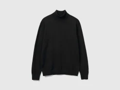 Turtleneck in lightweight cotton blend
