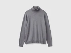Turtleneck in lightweight cotton blend
