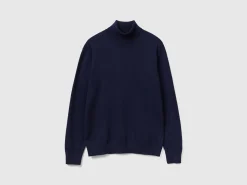 Turtleneck in lightweight cotton blend