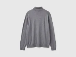 Turtleneck in lightweight cotton blend