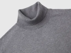 Turtleneck in lightweight cotton blend