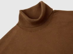 Turtleneck in lightweight cotton blend