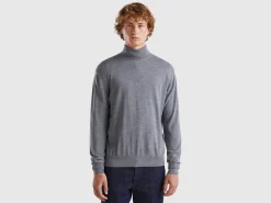 Turtleneck in pure Merino wool
