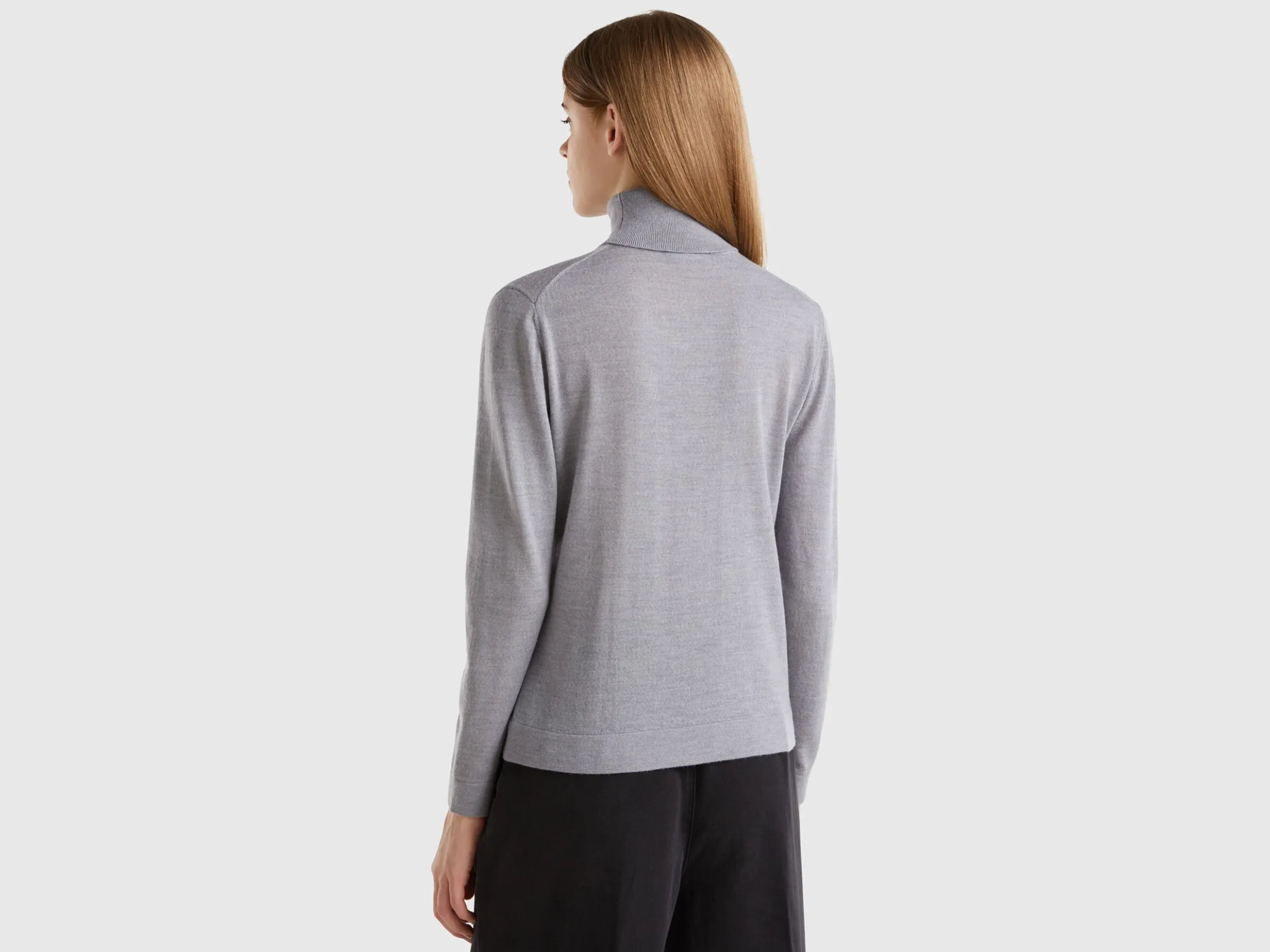 Turtleneck in pure Merino wool