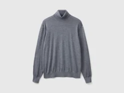 Turtleneck in pure Merino wool