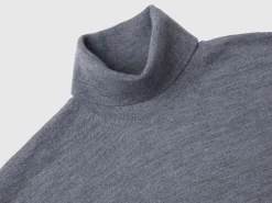 Turtleneck in pure Merino wool