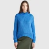Turtleneck sweater in mohair blend