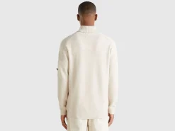Turtleneck sweater with pocket