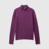 Turtleneck t-shirt in cotton blend