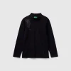 Turtleneck t-shirt with sequins
