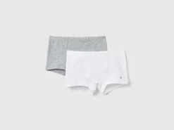 Two boxers in stretch cotton