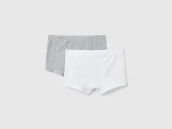 Two boxers in stretch cotton