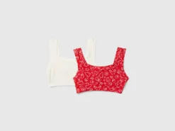 Two bras in super stretch cotton