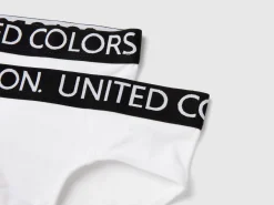 Two briefs with logoed elastic