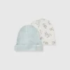 Two caps in organic cotton