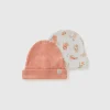 Two caps in organic cotton