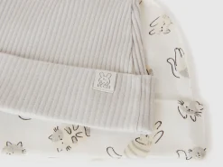 Two caps in organic cotton