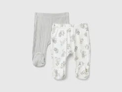 Two pairs of trousers in organic cotton