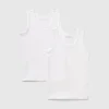 Two stretch organic cotton tank tops
