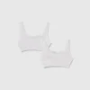 Two super stretch organic cotton tops