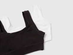 Two super stretch organic cotton tops