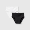 Two underwear in stretch organic cotton
