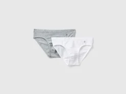 Two underwear in stretch cotton