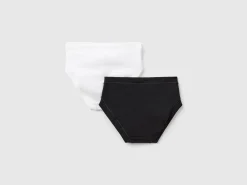 Two underwear in stretch organic cotton