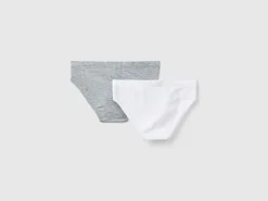 Two underwear in stretch cotton