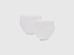 Two underwear in stretch organic cotton