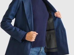 Unlined tartan blazer