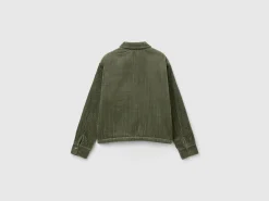 Velvet jacket with teddy lining