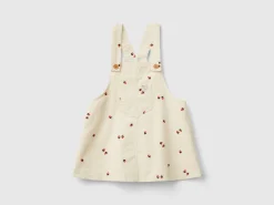 Velvet skirt overalls