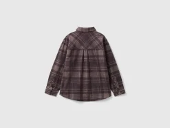 Velvet tartan shirt