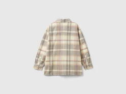 Velvet tartan shirt